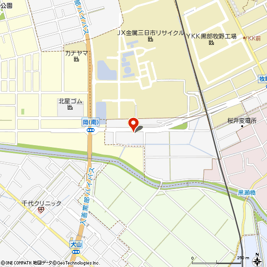 吉田タイヤ(株)付近の地図